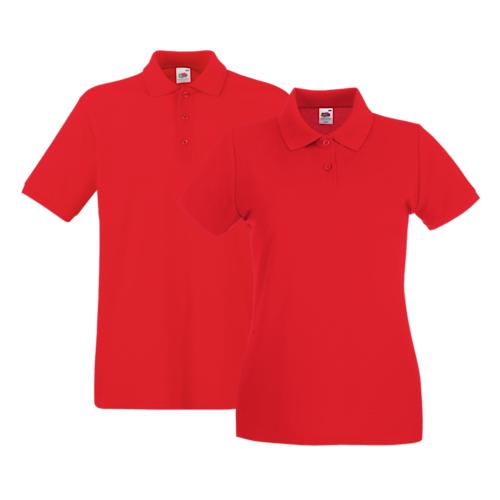 Fruit of the loom Premium Polo 170g ICON red