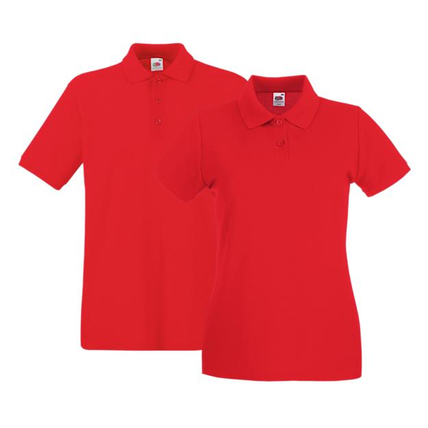 Fruit of the loom Premium Polo 170g ICON red