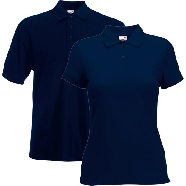 tshirtfruitoftheloompolo634020m632120w deep navy