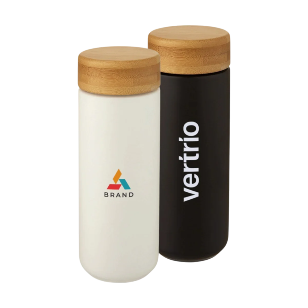 Ceramic Tumbler with Bamboo Lid main image