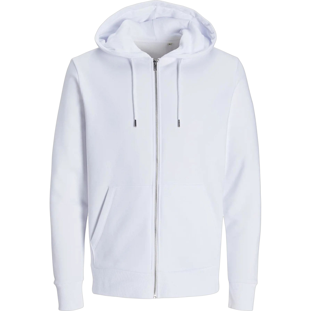 produktjackjonesbasicziphoodsweatjj3907u white