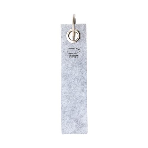 RPET Felt Keyring light grey