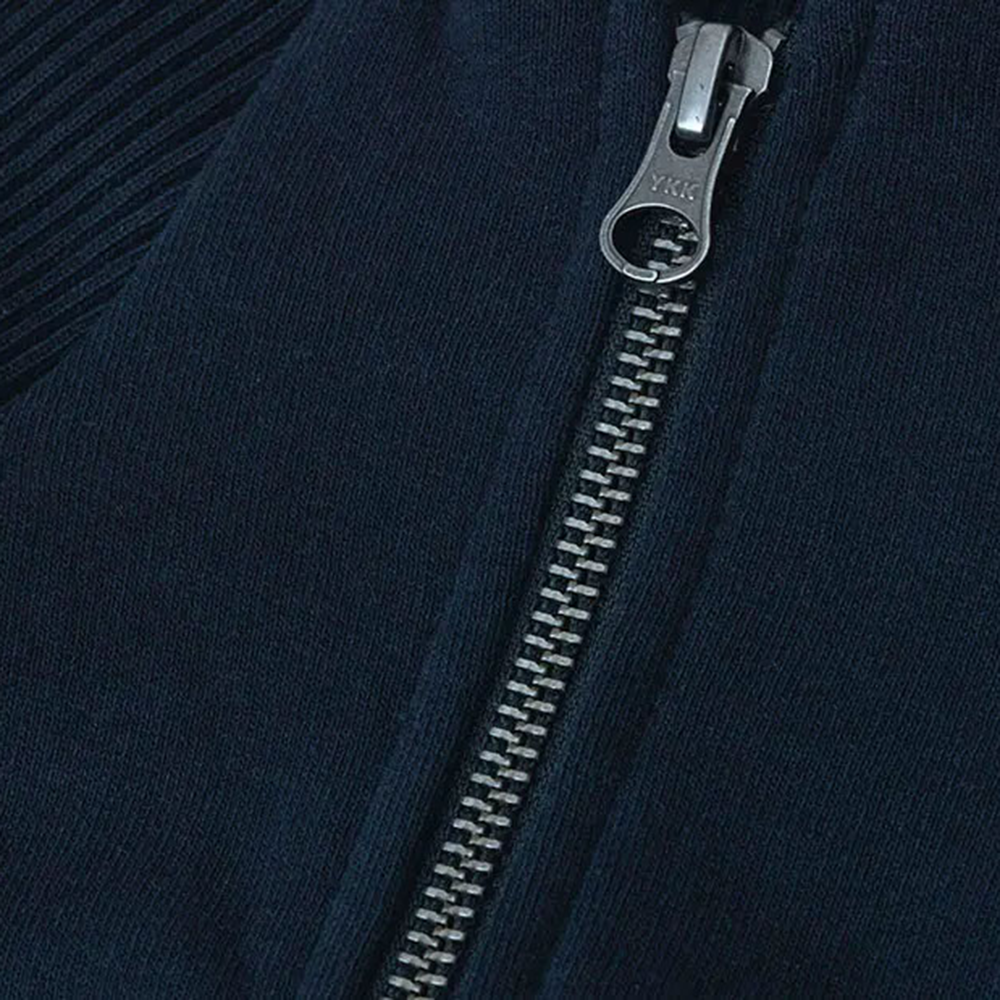 Sweat Cardigan Zip - collar macro