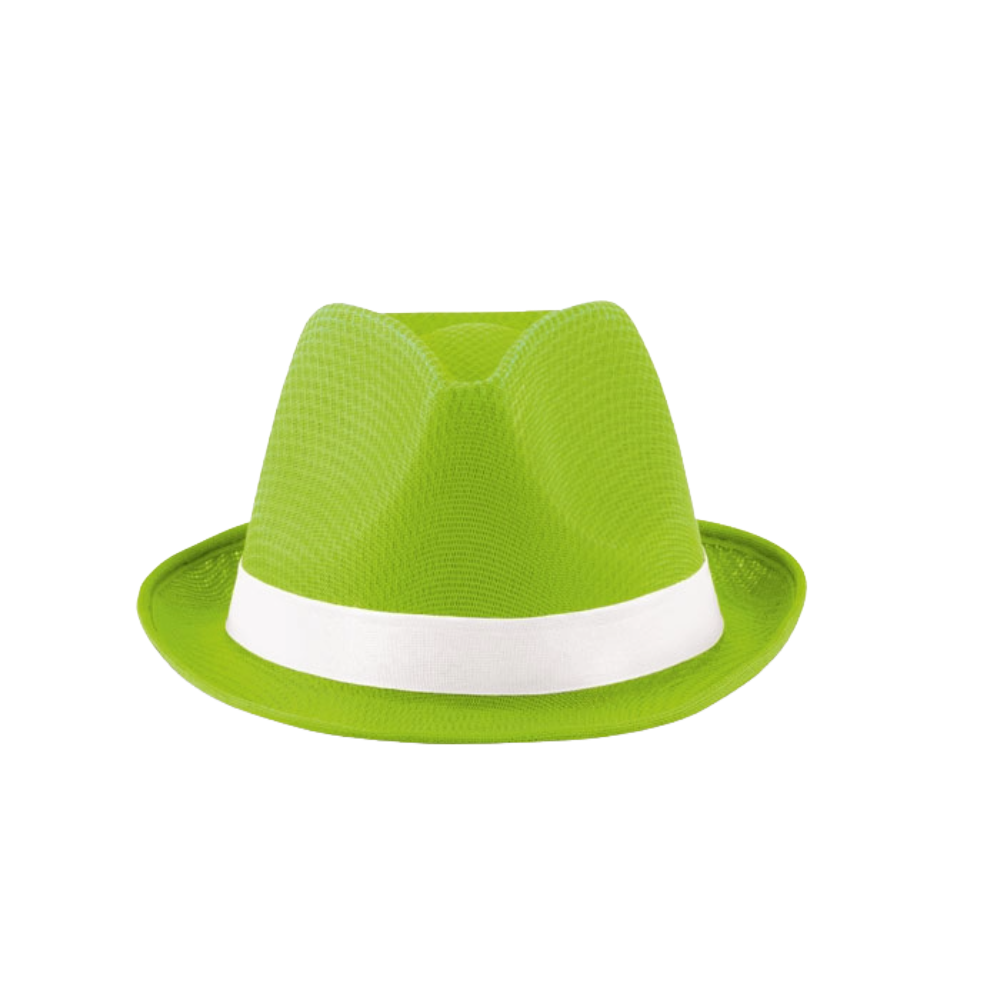 woogiecolouredpolyesterhat lime green