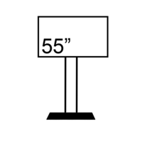 55"