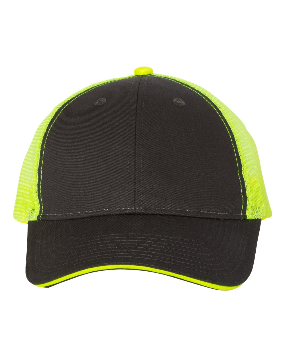 COLOR ICON - valucap6panelcap - Green Camo Black