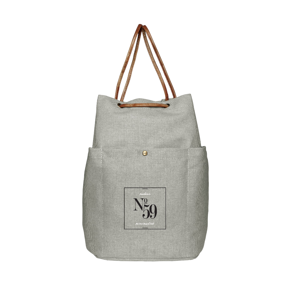 Cotton Canvas Convertible Tote