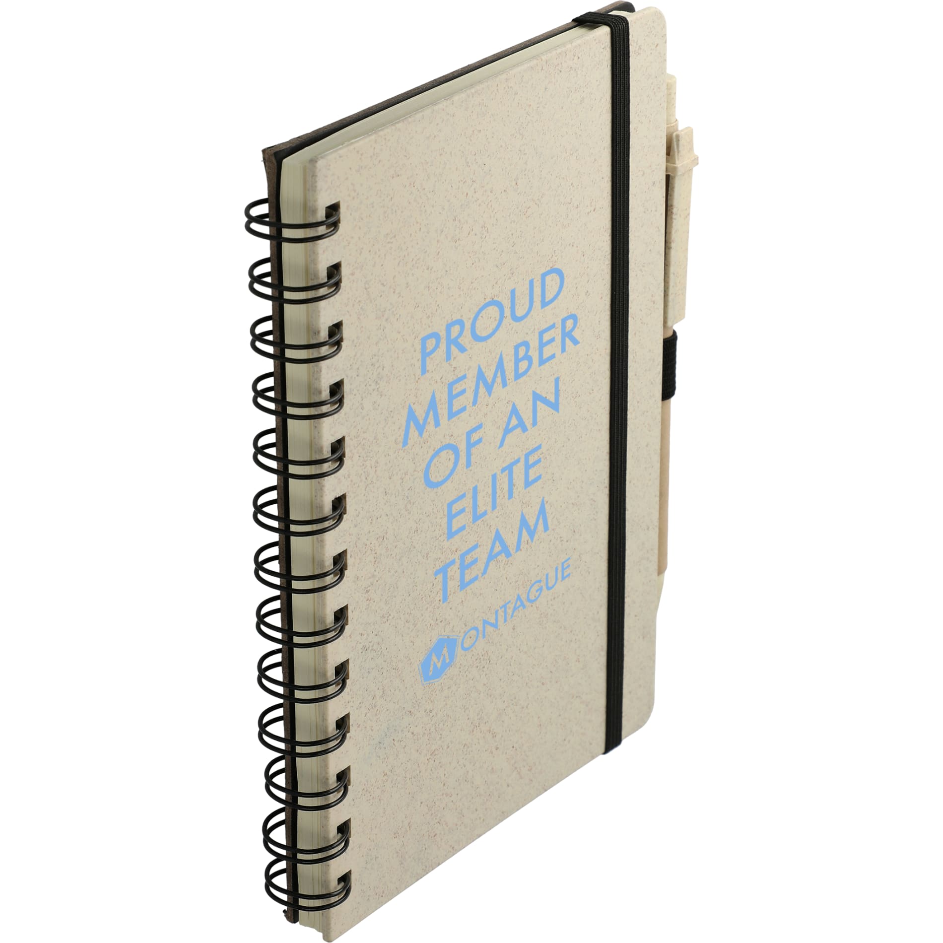 Wheat Straw Notebook with Pen-1