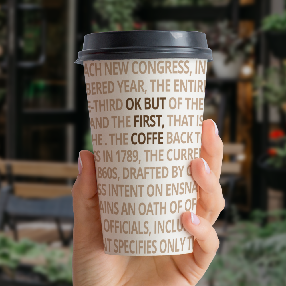 Paper cup double wall PDP 4