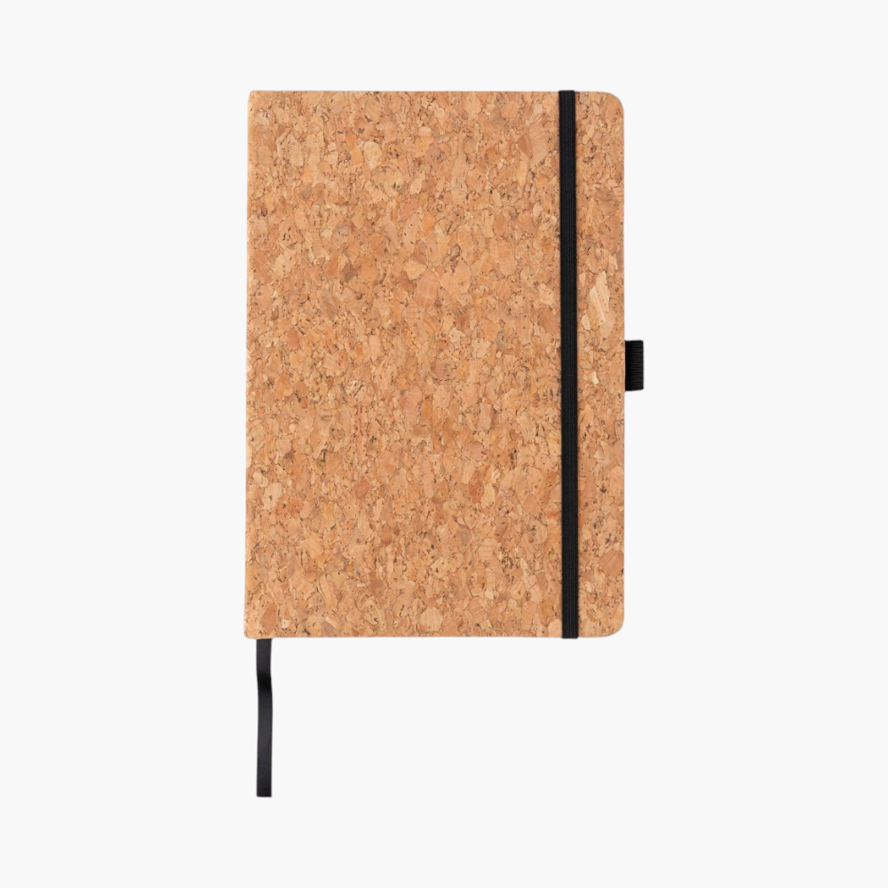 PDP - corkhardcovernotebooka5 square #F8F8F8 background
