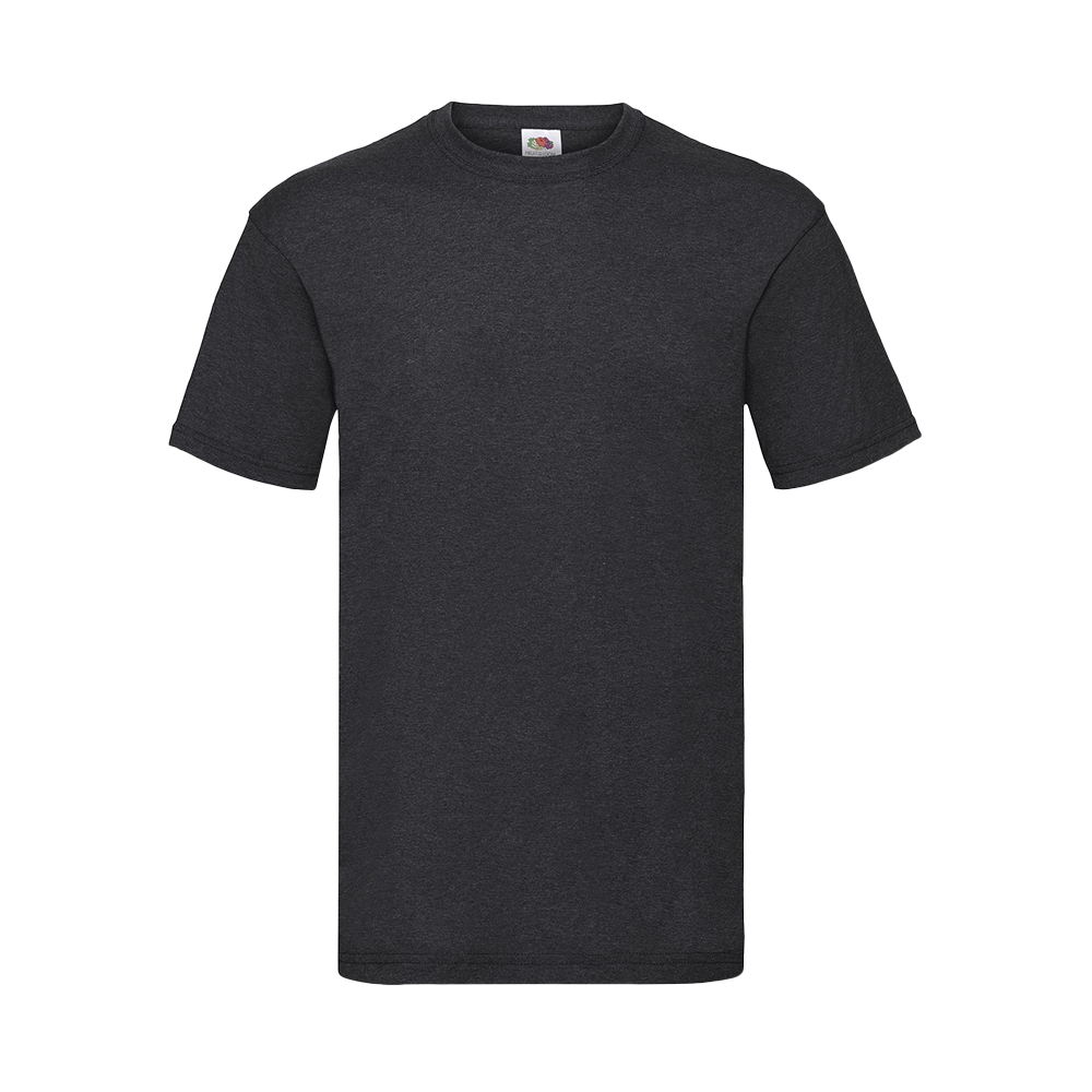 Budget Unisex Classic Fit Round Neck T-shirt ICON dark heathter grey