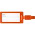 ICON - recycledplasticluggagetag orange