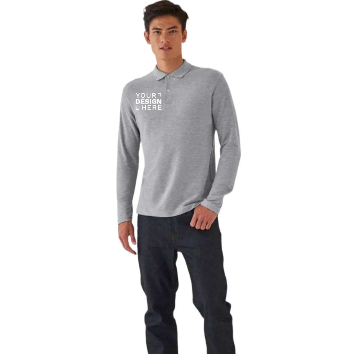 B&C | Piqué LSL Leightweight Polo main image