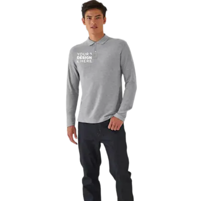 B&C | Piqué LSL Leightweight Polo