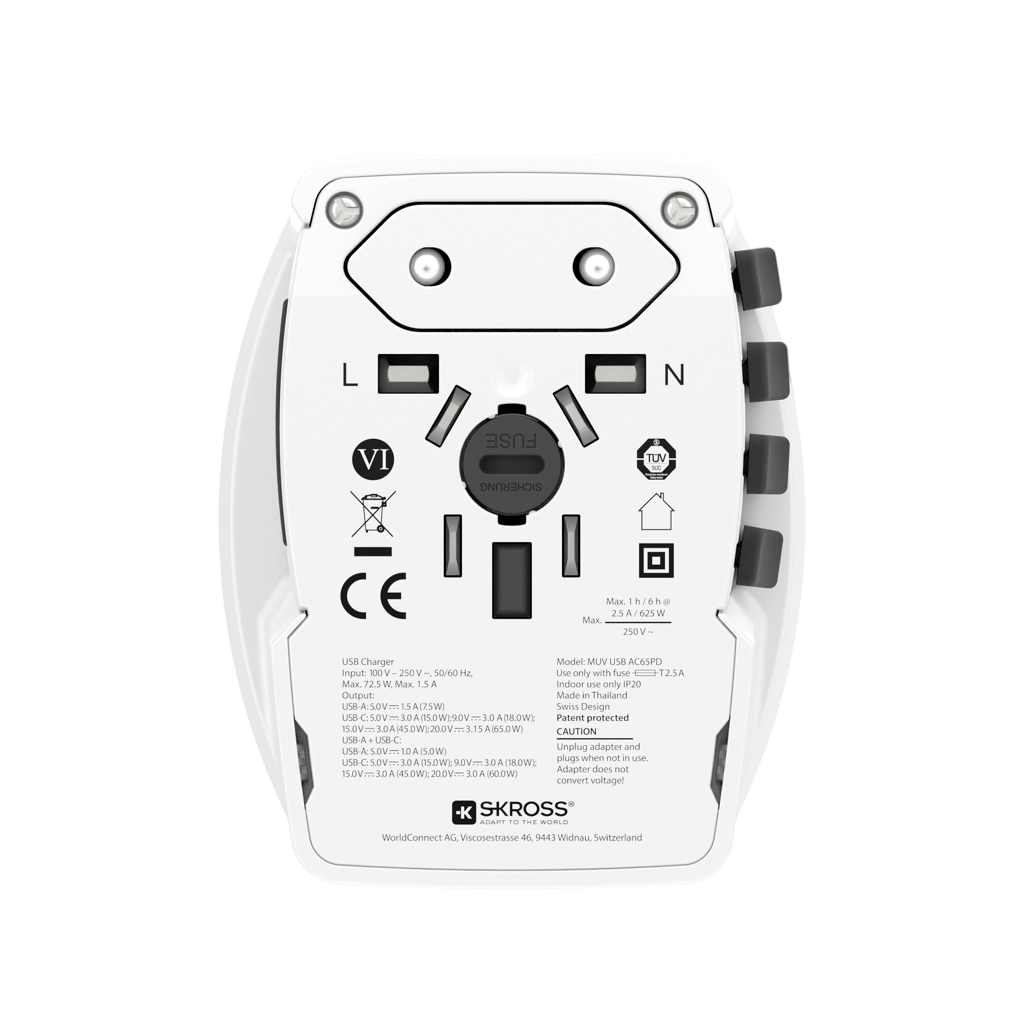 skrossworldtraveladaptermuv65wpdwithusbccable - supplier_transparent