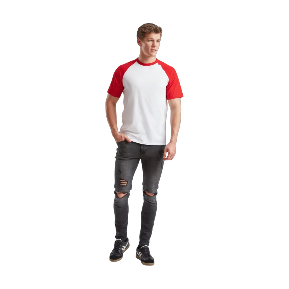 Fruit Of The Loom Baseball Tee - fruitoftheloomvalueweightssbaseballt_1