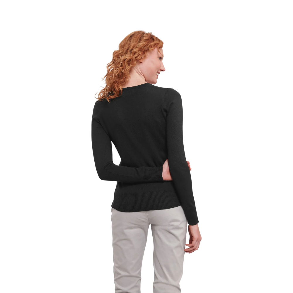 PDP - russellladiesvneckknittedpullover square #00000000 background