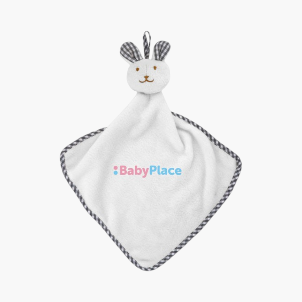 PDP - hugmeplushrabbitdesignbabytowel square #F8F8F8 background