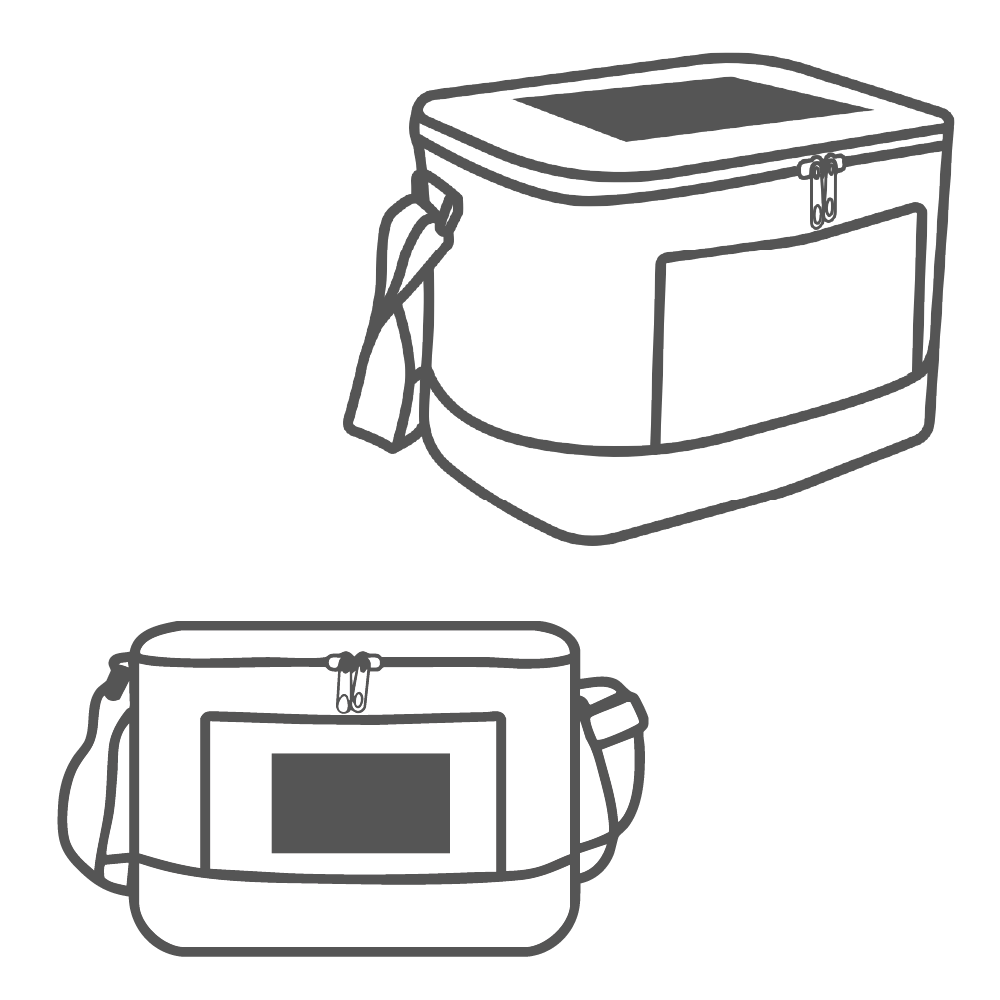 90 x 150 mm - Voorkant | 120 x 100 mm - Bovenkant