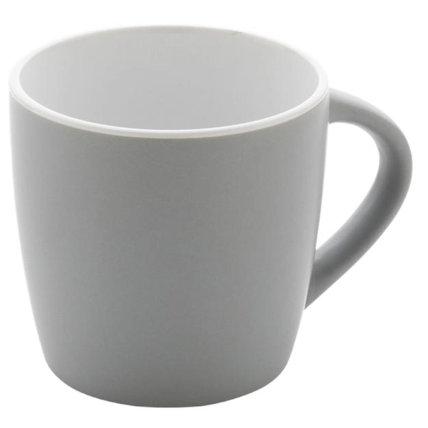 ceramicmugcolouredinner grey