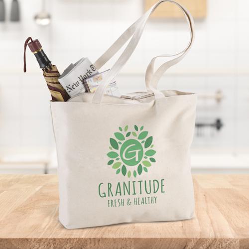 Ningbo 320 gsm zippered cotton tote bag 15L PDP