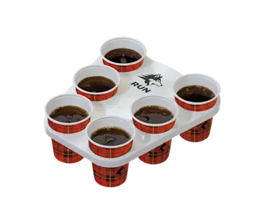 Plateau de service pour six boissons