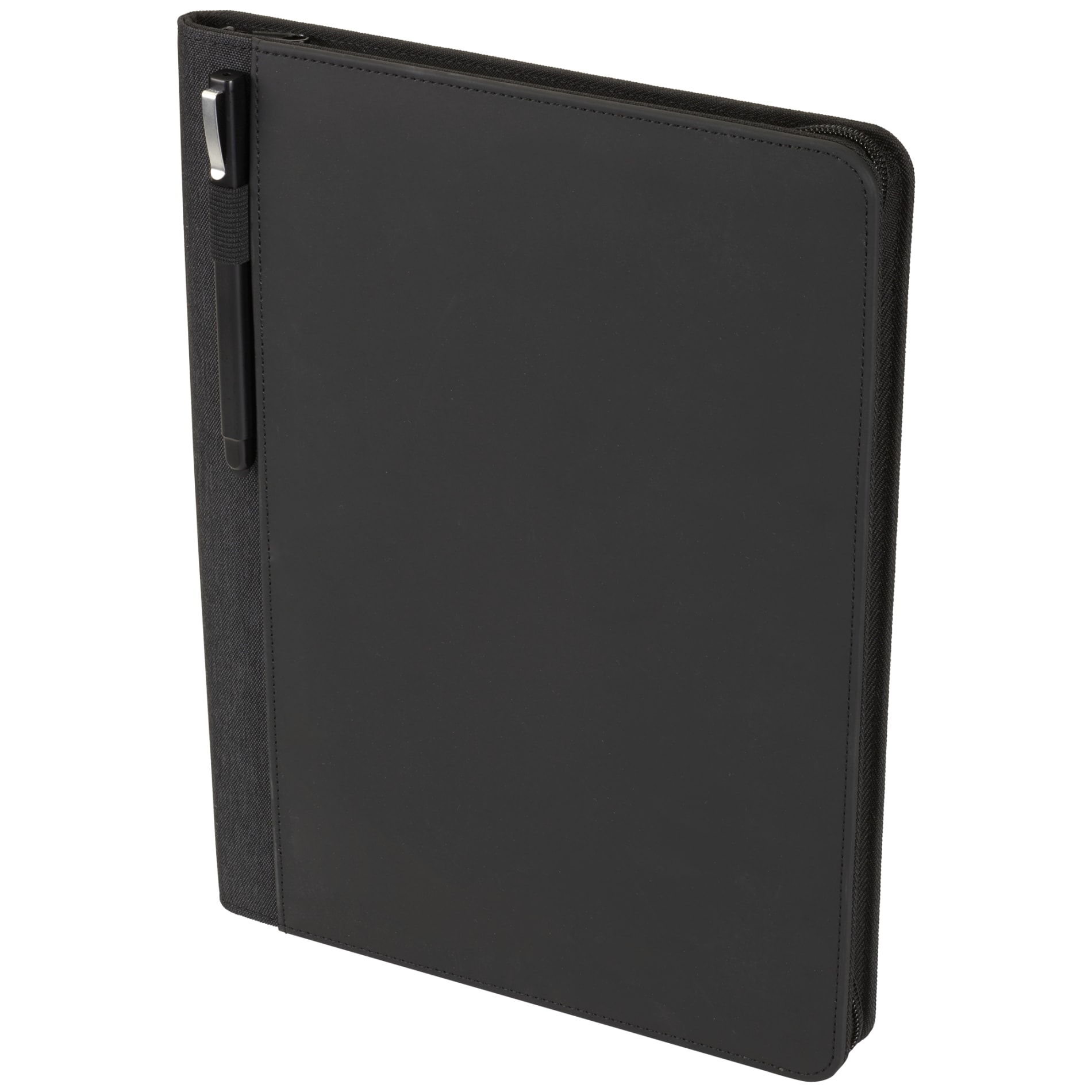 Vienna Heathered Zippered Padfolio-4