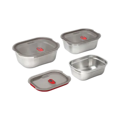 Stainless Steel Mealprep Box Set