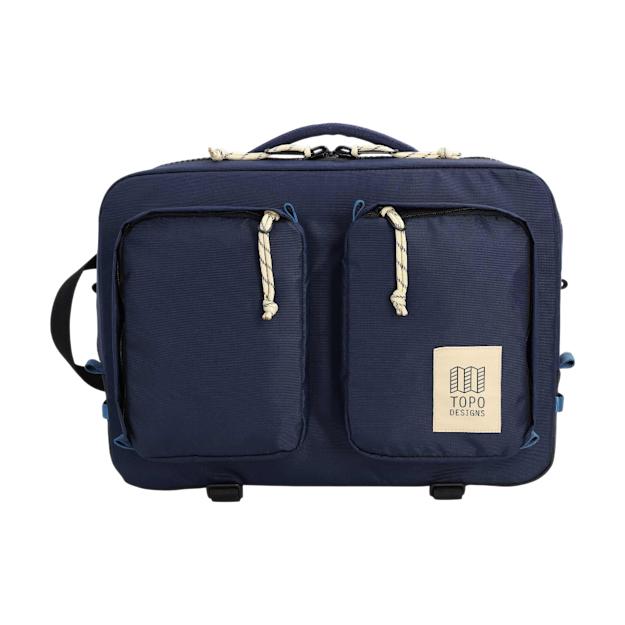 ICON - toporecycledglobalbriefcase navy