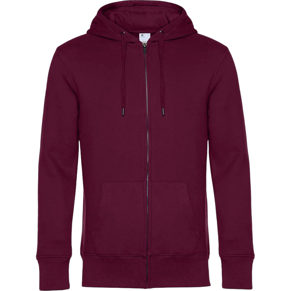 bczippedhoodie280gsm5wu03ku dark cherry