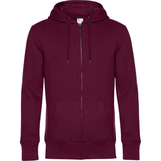 bczippedhoodie280gsm5wu03ku dark cherry