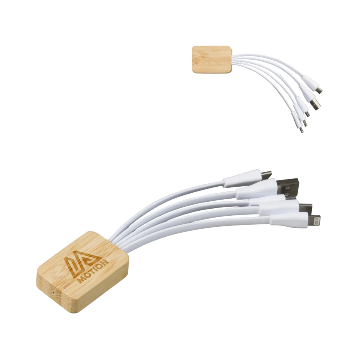 Charging Cable Bamboo R-PET main image