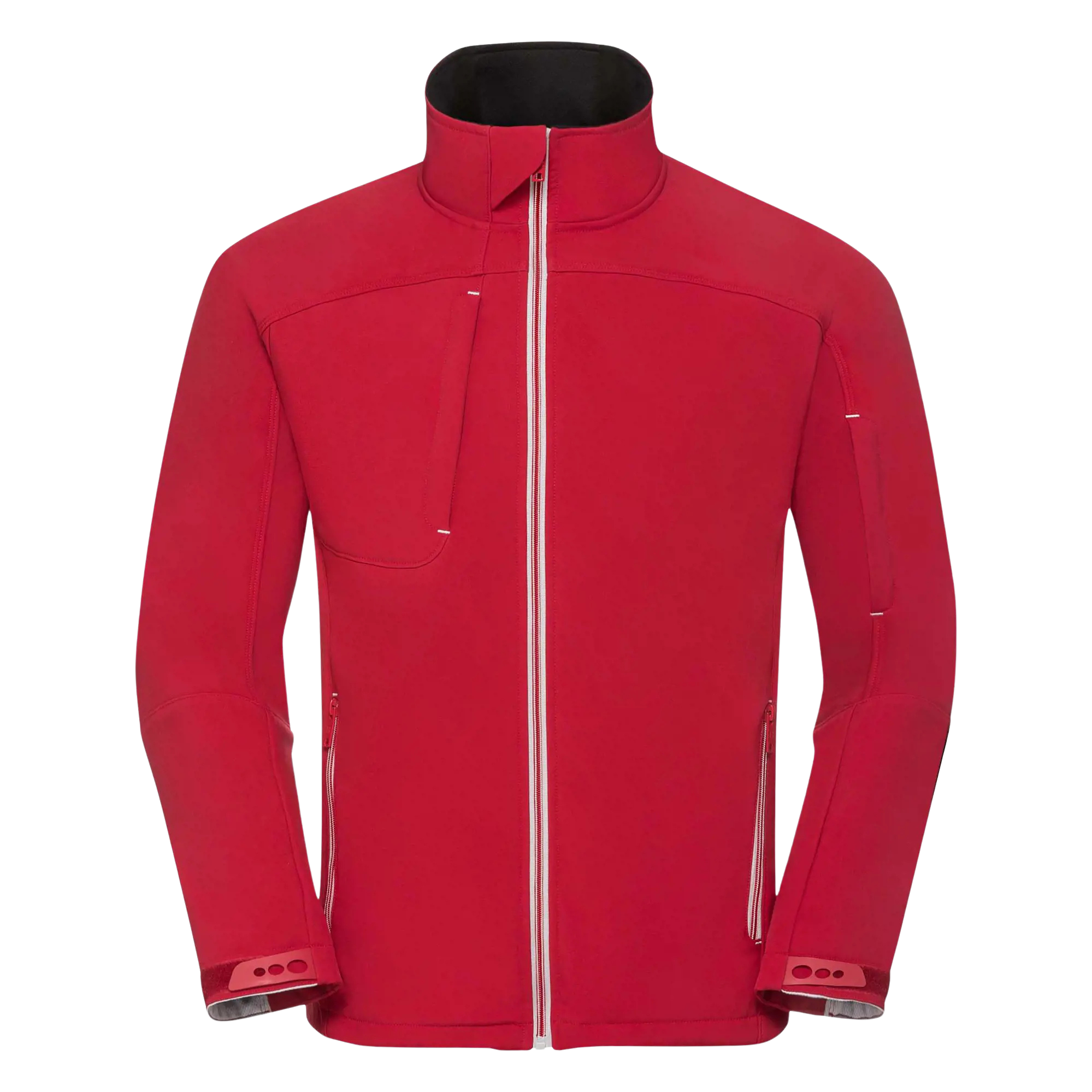 ICON = russellmenbionicsoftshelljacket - red classic jacket