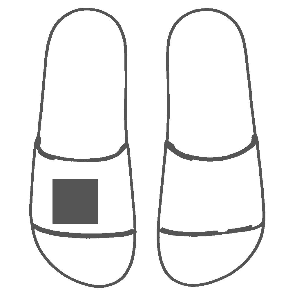 50 x 50 mm - Rechts