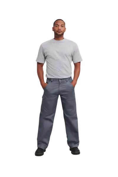 Pantaloni Russell in policotone