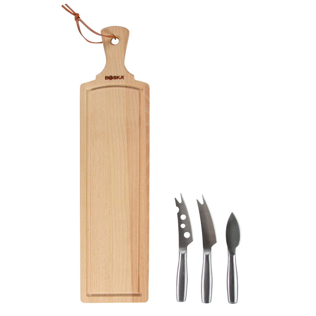 Set Couteau à Fromage Slim et Planche Boska