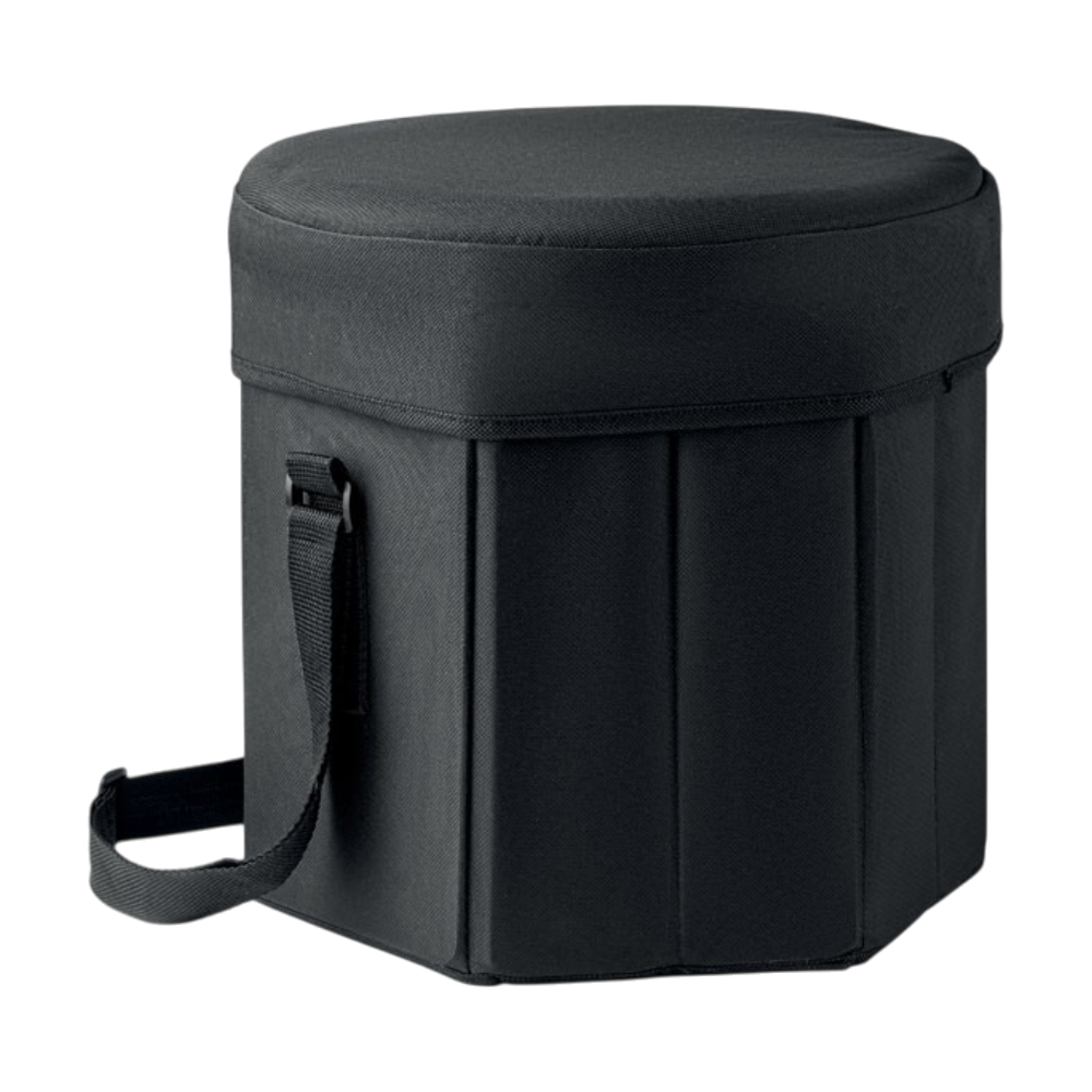 ICON - seatdrinkfoldableinsulatedstooltable black