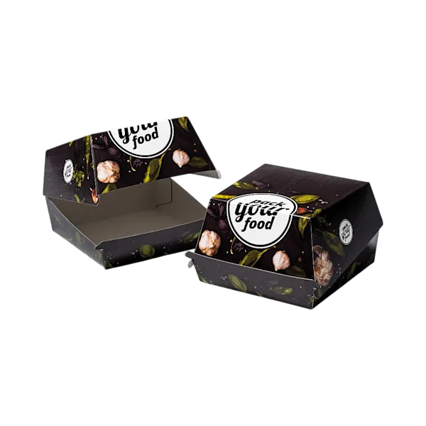 Contenitore Grande per Burger 14 x 14 x 8 cm