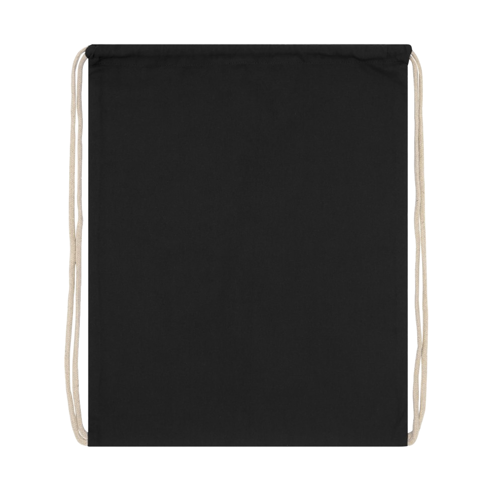 3. Oregon 140 g m² cotton drawstring bag 5L Natural Black