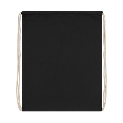 3. Oregon 140 g m² cotton drawstring bag 5L Natural Black