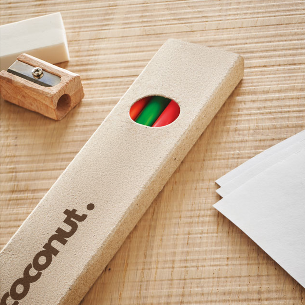 Set de 4 crayons surligneurs en boîte