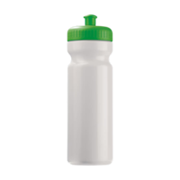 W&DGsportbottletoppointbasic750ml white and green