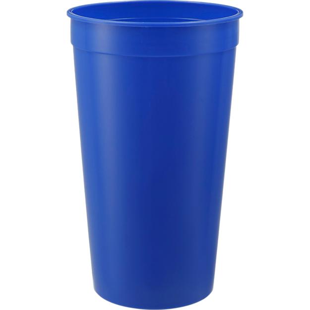 ICON - solid32ozrecycledstadiumcup blue