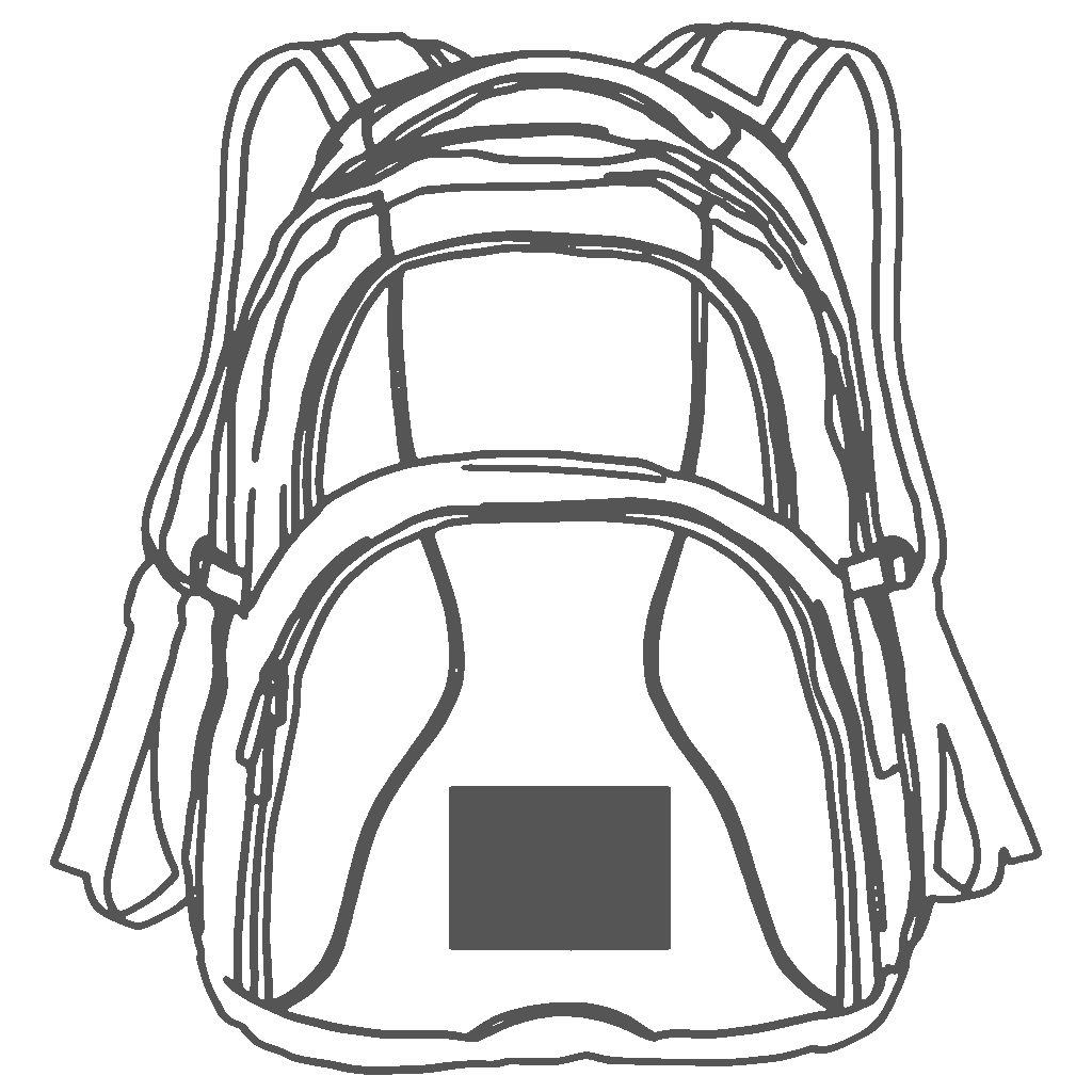 Front | 4H in x 3W in