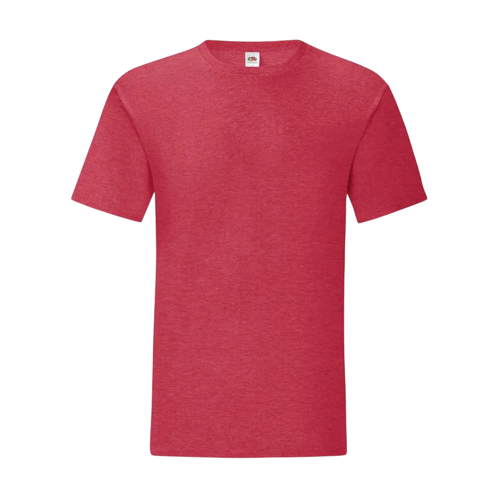 ICON - fruitoftheloomiconic150t heather_red
