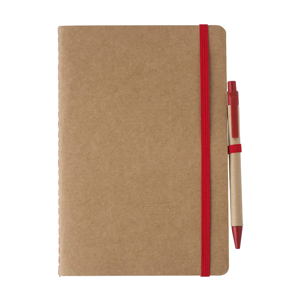 ICON - recycledcartonnotebooka5theodore red