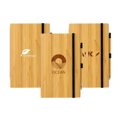 Notebook A5 Bamboo with Infinity Pencil