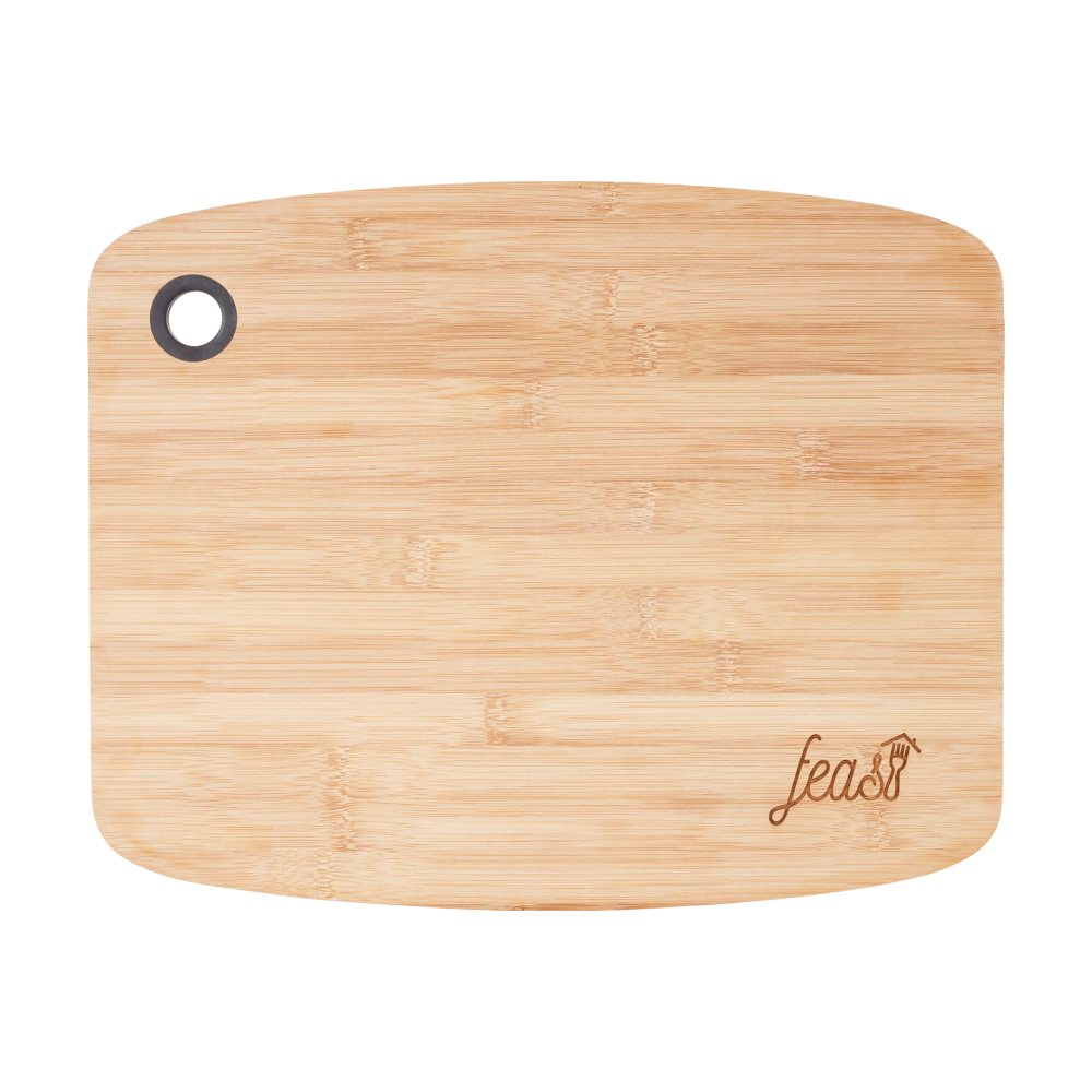 Bamboo Cutting Board with Silicone Grip