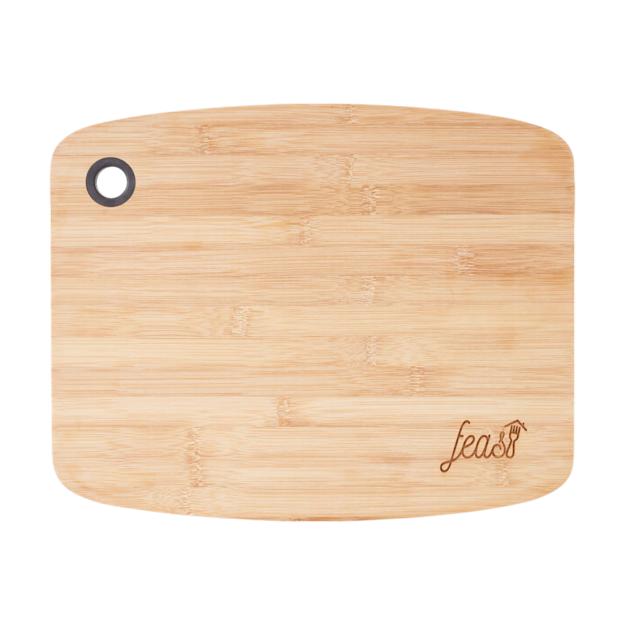 Bamboo Cutting Board with Silicone Grip