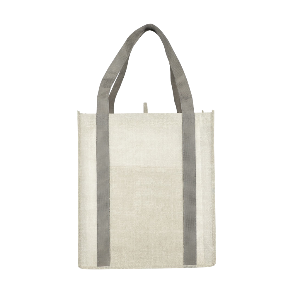 ICON - neptunerecyclednonwovengrocerytote gray